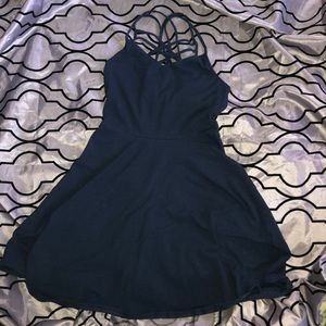 Hollister Navy blue sundress